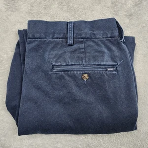 Pantalones para hombre Polo Ralph Lauren 35x30 azul marino calce clásico pantalones de pierna recta - Imagen 1 de 18