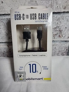 10 FT. USB-C TO USB CABLE NIP - Zdjęcie 1 z 2