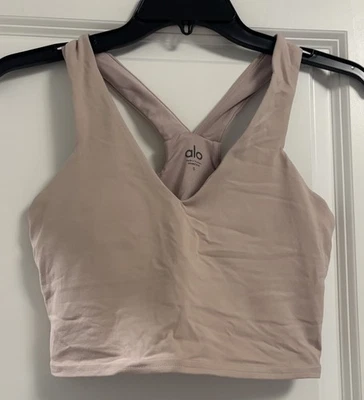 Alo Yoga Airbrush Real Bra Tank, Size Small, Nude/Beige - Image 1 of 4
