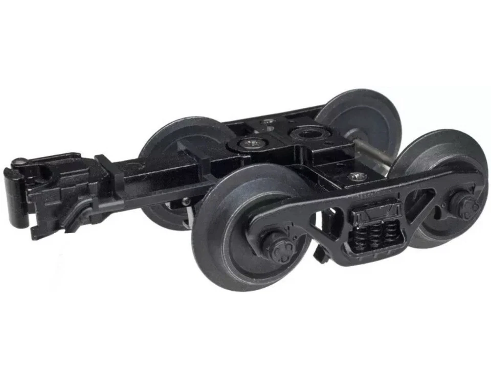 1 PAIR ATLAS O 3-RAIL ROLLER BEARING FREIGHT CAR TRUCKS! O SCALE DIE CAST - Image 1 of 1