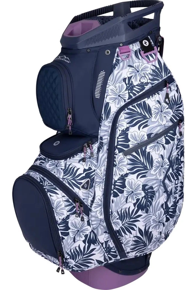 New Sun Mountain Golf Ladies Diva Cart Bag Navy/Navy/Flower - Image 1 of 1