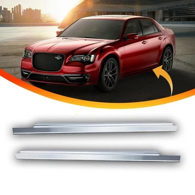 Slip over Style Steel Outer Rocker Panels Fits 2011-23 Chrysler 300 New Pair - Image 1 of 3
