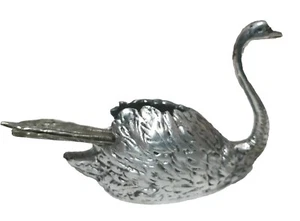 SET VINTAGE CIGNO ARGENTO 800 CON 5 PUNTALI X APERITIVO FORGIATI A PIUME   - Imagen 1 de 7