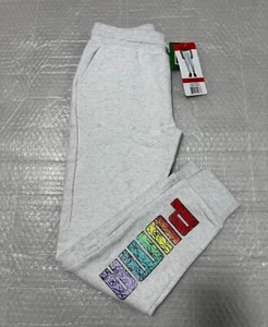 PUMA youth  fleece jogger size M 10/12 White,NWT - Picture 1 of 2