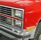 Set Of 4 Headlights Chevrolet Suburban / GMC SIERRA SILVERADO 1500 Year 80-88