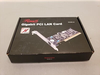 NEW Rosewill RC400-LX Gigabit LAN PCI Network Adapter Card 1000Mbps NIC - Image 1 of 3