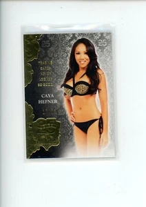 2019 Benchwarmer 25th Anniversary Caya Hefner #80 Premium Gold Foil 17/25 - Picture 1 of 2