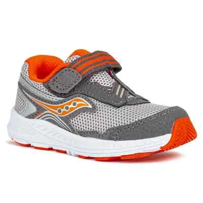 Tênis Saucony Z3634* Infantil Cinza/Laranja Ride Jr Tamanho 11 M - Imagem 1 de 4