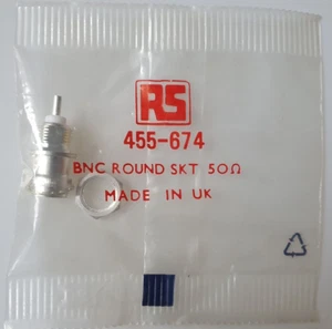 RS PRO 455-674 Koaxialsteckverbinder BNC-Steckverbinder, Female, 50 Ohm - Bild 1 von 3