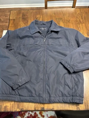 Croft And Barrow Mens Quilted Jacket Coat Navy Size XL Fall Winter - Image 1 of 4