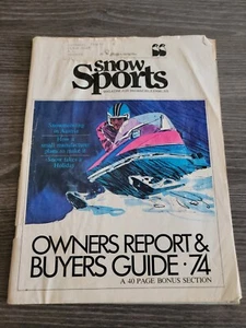 Snow Sports Vintage Snowmobile Magazine SEPTEMBER 1973 - Picture 1 of 5