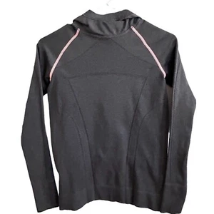 Ivivva Size 12 Gray The Fastest Hooded Pullover Long Sleeve Swiftly Tech Top - Picture 1 of 7
