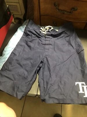Tampa Bay Rays Swim  Trunks Navy Blue Men's xxl bin54 - Image 1 of 4