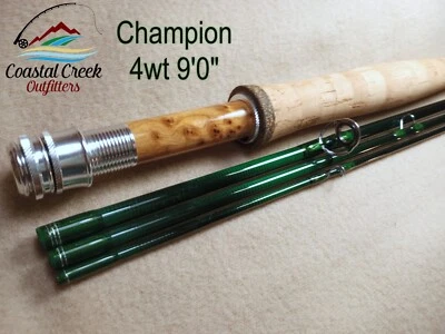 Caña de mosca personalizada Champion de Coastal Creek Outfitters 4wt construida para ti Foto 1 de 4