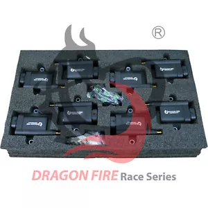 Set of 8 Dragon Fire High Performance Smart Ignition Coils Replaces MSD 556-112 - Picture 1 of 7