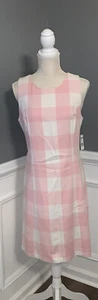 Crown and Ivy sleeveless Hello Spring cross back shift dress size 10 NWT - Picture 1 of 9