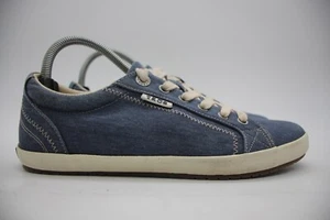 Taos Star Women's Size 9 Blue Canvas Sneakers Comfort Lace Up Casual Shoes - Picture 1 of 9