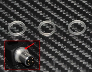 3x Gummiringe für Headshell SME EMT Ortofon etc. Resonanzabsorber Extra Soft - Bild 1 von 1