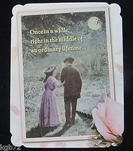 Leanin Tree Wedding Greeting Card Vintage Love Multi Color Notelet Series N100 - Picture 1 of 2