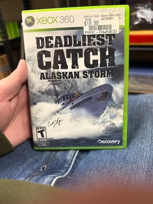 Deadliest Catch: Alaskan Storm (Microsoft Xbox 360, 2008) CIB - Tested - Image 1 of 4
