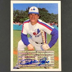 Pete Rose autograph Expos signed 1985 Renata Galasso card w/ PR authentic holo - Picture 1 of 2
