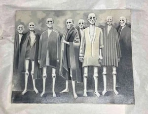 RARE Oil Painting (Death Camp) 20"x16" By William R Jantzen 2/86 - Great Quality - Bild 1 von 2