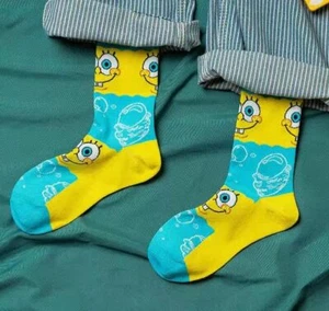 Spongebob Socks #2~Womens Girls Unisex A~COLORFUL & BEAUTIFUL!! - Picture 1 of 3