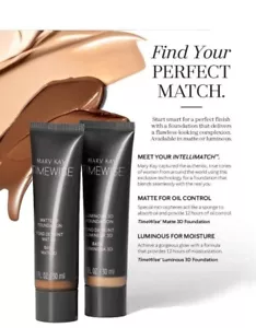 MaryKay TimeWise 3D Grundierung Make-up Beige N 150 (Frisch / Leuchte MHB 02/27 - Bild 1 von 8