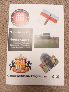 03/04 Gateshead vs Sunderland X1 (Friendly) - Picture 1 of 3
