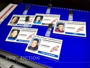 Red Dwarf: Season VIII - JMC Jupiter Mining Corp Prop / Cosplay ID Cards - Picture 1 of 8
