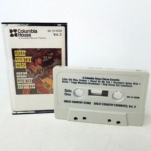 Great Country Stars Great Country Favorites Vol 2 (Cassette Columbia House) - Picture 1 of 3