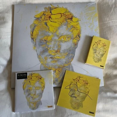 ED SHEERAN PACK VINYLE SPLATTER DELUXE+ CD + K7 + CARTE DÉDICACÉE NEW /NEUF - Photo 1/4