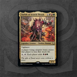 Yurlok of Scorch Thrash, Rare Creature - Viashino Shaman, Commander Legends, CMR - Bild 1 von 2