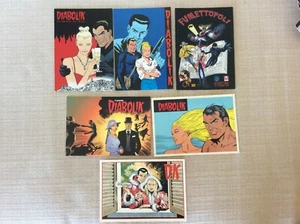DIABOLIK EVA KANT GINKO CARTOLINE SERIE DI 6 NUMERATE PROMOCARD - Imagen 1 de 1