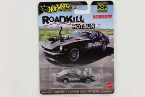 1:64 Hot Wheels 1971 Datsun 240Z Custom 1971 Rotsun Roadkill Cultura Pop - Imagen 1 de 1