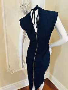 Roland Mouret Dorada" dress in geometric-jacquard Size L - Picture 1 of 17