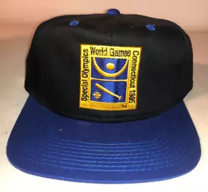 De colección Nuevo de Lote Antiguo 1995 Connecticut Olimpiadas Especiales Juegos Mundiales Camionero Sombrero Lanzamiento Lento - Imagen 1 de 6