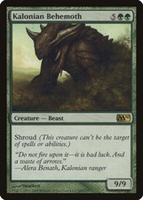 Kalonian Behemoth Magic 2010 / M10 PLD Green Rare MAGIC MTG CARD ABUGames