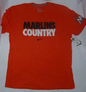 NEU Nike MLB Miami Marlins Baseball-T-Shirt - Country - Herren XL NEU MIT ETIKETT - Bild 1 von 1