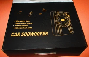 Litillbuly Orange 10 Inch 1000w Subwoofer w/ Built in Amplifier - Picture 1 of 3