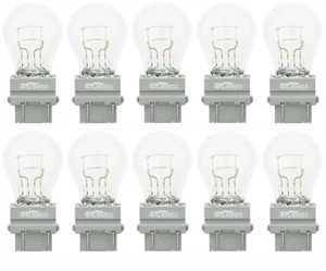 Sylvania LongLife 4157 3157 28.5W Ten Bulbs Front Turn Signal Parking Lamp Fit - Picture 1 of 9