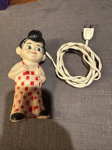 Vintage Bob's Big Boy Nachtlicht Figurenlampe 60er Jahre Werbung Puppe Figur - Bild 1 von 7