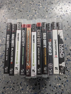 Call Of Duty Game Bundle Sony PS3 Lot Tested Complete CIB Black Ops + extras - Image 1 of 3