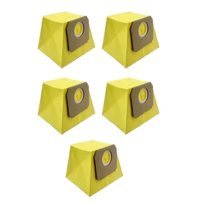 5 Pack Large Capacity Reusable Dust Filter Bag For Shop-Vac Vacuum Cleaner - Image 1 of 4