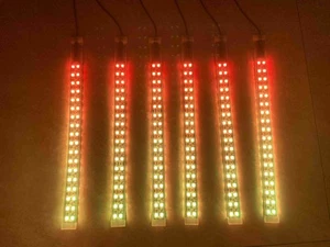 6PCS 2FT 24inch Double Row CHASING Polaris Slingshot Strip OffRoad Night Lights - Picture 1 of 14