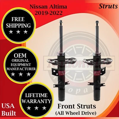 Puntales delanteros originales KYB para Nissan Altima 2019-2022 4x4 garantía de por vida Foto 1 de 4