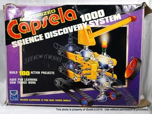 VINTAGE Motorized CAPSELA 1000 SCIENCE DISCOVERY SYSTEM in Box - Picture 1 of 6