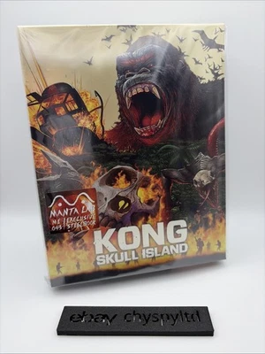 Kong Skull Island MANTA LAB Full Slip 4K UHD Blu ray Steelbook - Brand New #0010 - Image 1 of 4