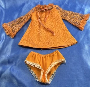Crissy Family Doll Original Orange Crissy Dress & Panties 1969 NICE!! (#4) - Picture 1 of 3