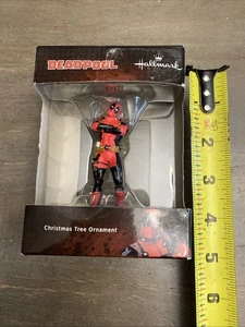 Hallmark Exclusivo Adorno Marvel DEADPOOL Árbol de Navidad Adorno Nueva Caja Dmg - Imagen 1 de 8